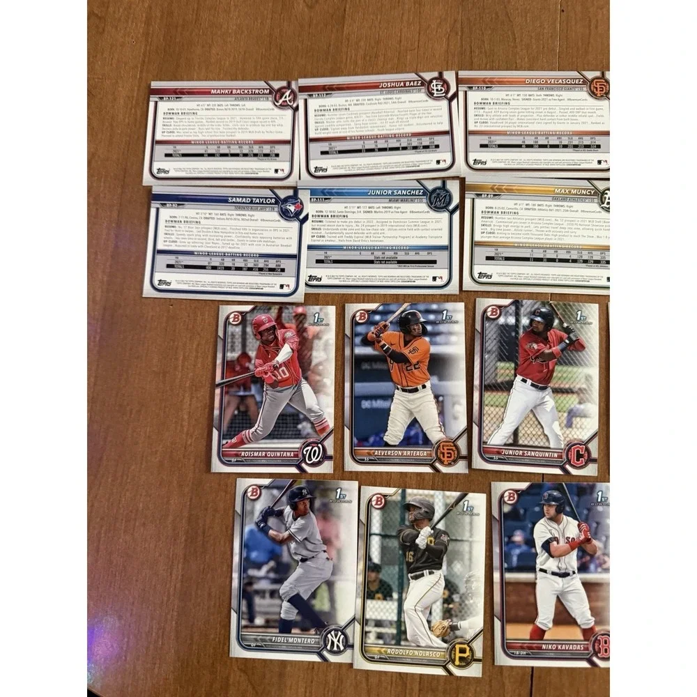 Topps 2022 MLB baseball cards BP Random‎ lot of 50, no dupes